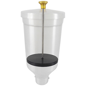 Copo Alumínio Doceira de Churros 1 Litro (Recheadeira de Churros) com Contrapeso